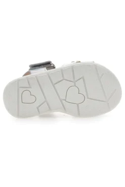 Sandali Eleganti Argento con Fiorellini Pitt Kids 392411