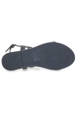 Sandali Flat Neri Con Applicazioni Colorate THE FIRST CHIC PREA752