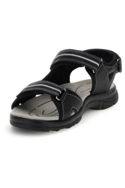 Sandali grigi con strappi in velcro Jerpoint CN15