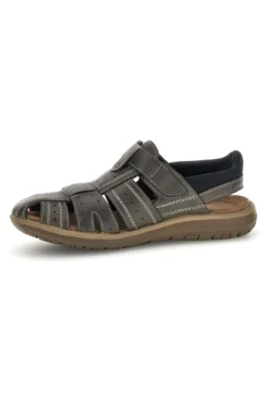 Sandali grigi con strappo in velcro Fly dinamic FD29