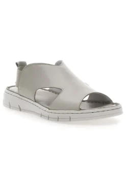 Sandali Grigio con Elastico E Tomaia in Pelle Incrociata PITTARELLO FOCUS 3324926