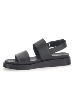 Sandali in Vera Pelle Nera Pittarello Capsule 28066