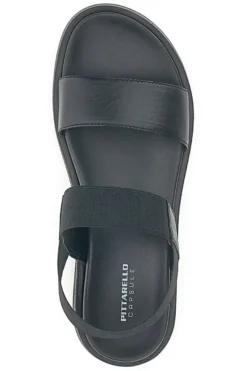 Sandali in Vera Pelle Nera Pittarello 28067