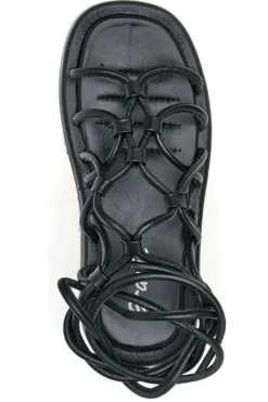 Sandali Lace-Up Neri Grazie 3770