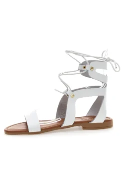 Sandali Lace-Up Prima Riga 402 Bianchi