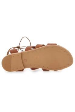 Sandali Lace-Up Prima Riga 405 Cognac