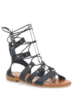 Sandali Lace-Up Prima Riga 405 Neri