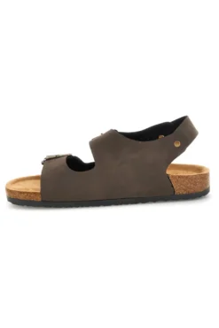 Sandali marrone tripla fibbia Altemberg 101