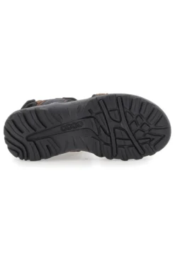 Sandali Marroni Con Strappi in Velcro Canguro 1015