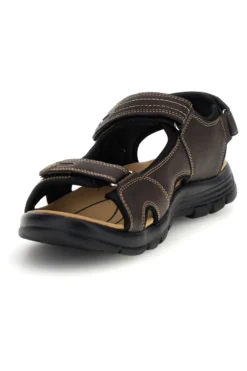 Sandali marroni con strappi in velcro Jerpoint CN20