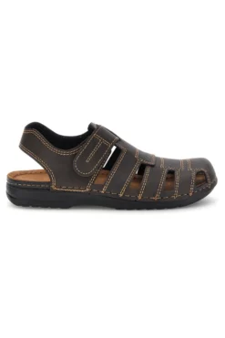 Sandali marroni con tomaia chiusa Inblu 3522