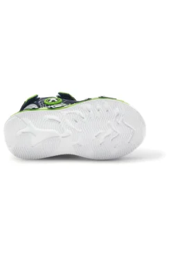 Sandali Navy con strappi e luci Pitt kids 11261