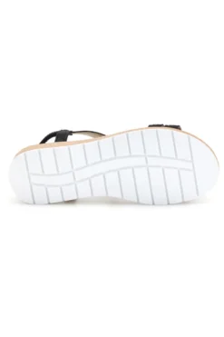 Sandali neri con strass Mio tempo LR263702