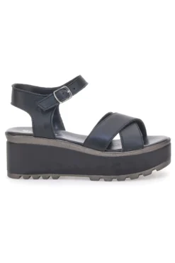 Sandali Neri in Vera Pelle con Platform PITTARELLO LOVE 3270101