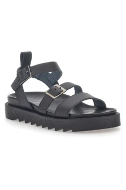 Sandali Neri in Vera Pelle da Donna Pittarello Capsule 27152