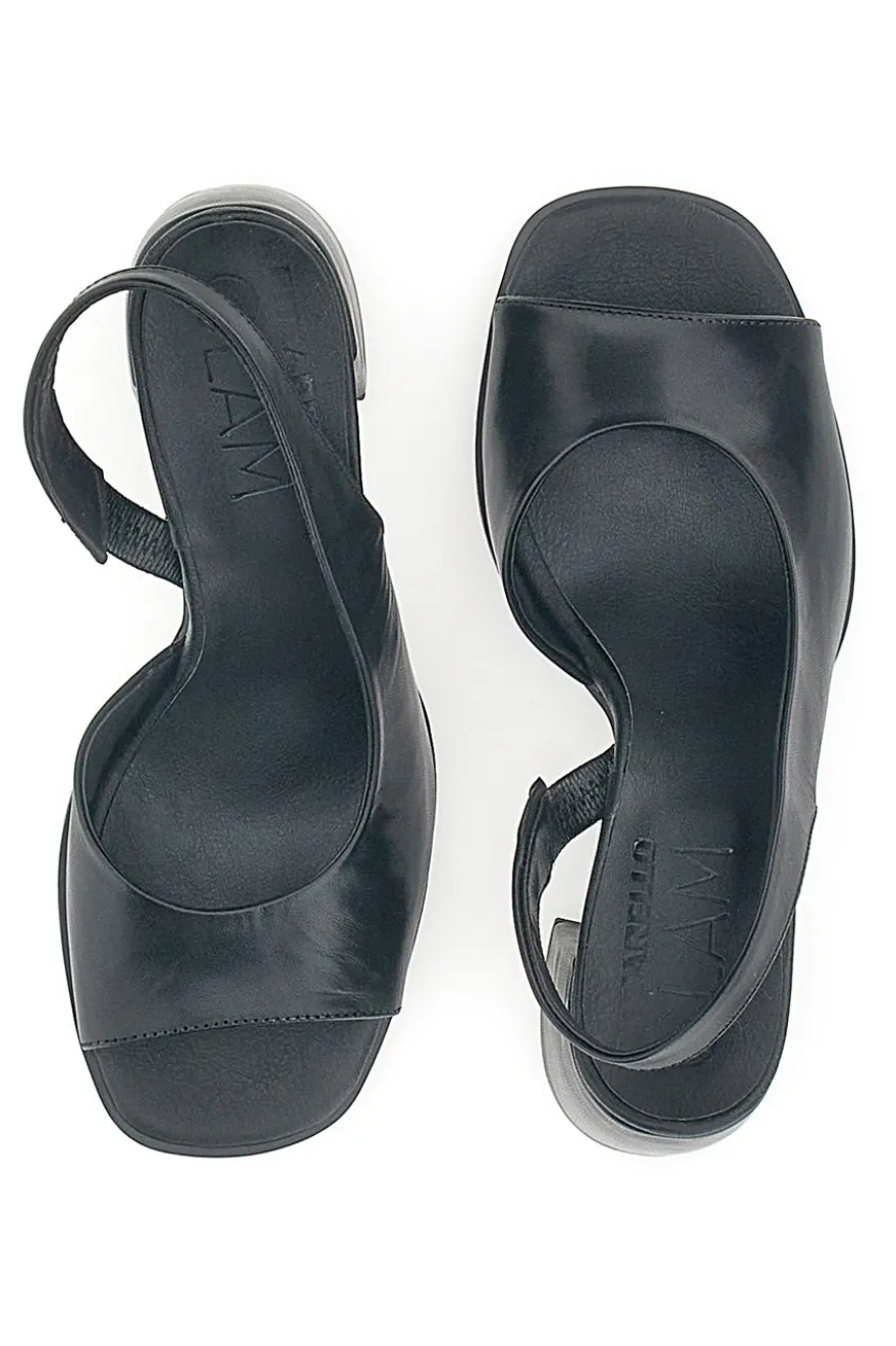 Sandali Neri In Vera Pelle Made In Italy Pittarello Glam 8241