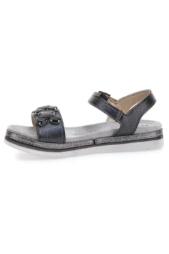 Sandali Nero Con Pietre Inblu 38 SA