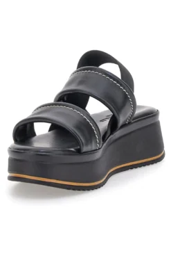 Sandali Nero con zeppa platform Pittarello 44874