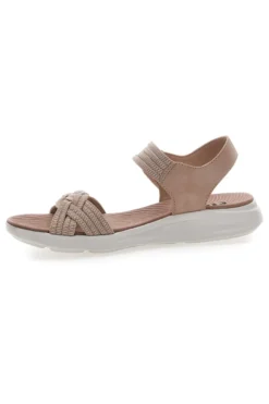 Sandali Nude con Velcro e Fascia Elastica Intrecciata FIRST ACTIVE 3