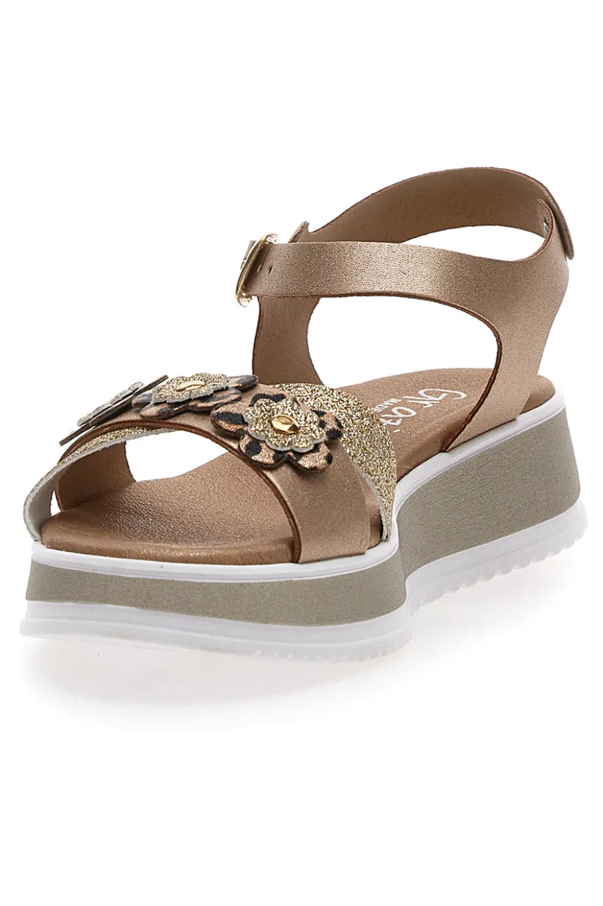 Sandali Oro con Cinturino Grazie Girl 11242053