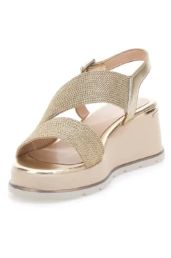 Sandali Oro Con Platform Mariella Burani K11003