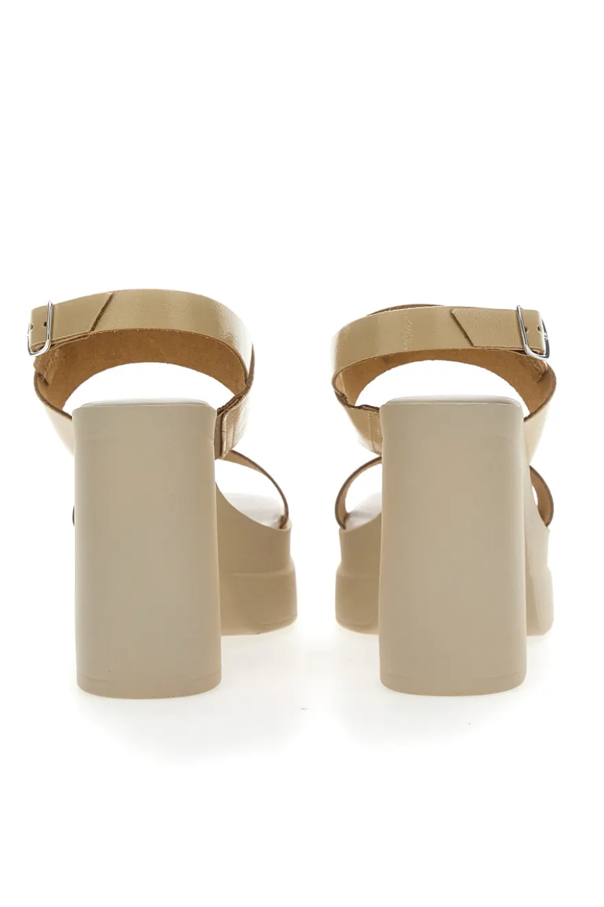 Sandali Platform Pittarello 1034 Beige