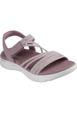 Sandali Rosa con cinturini elastici Skechers GO WALK FLEX SANDAL EMMA