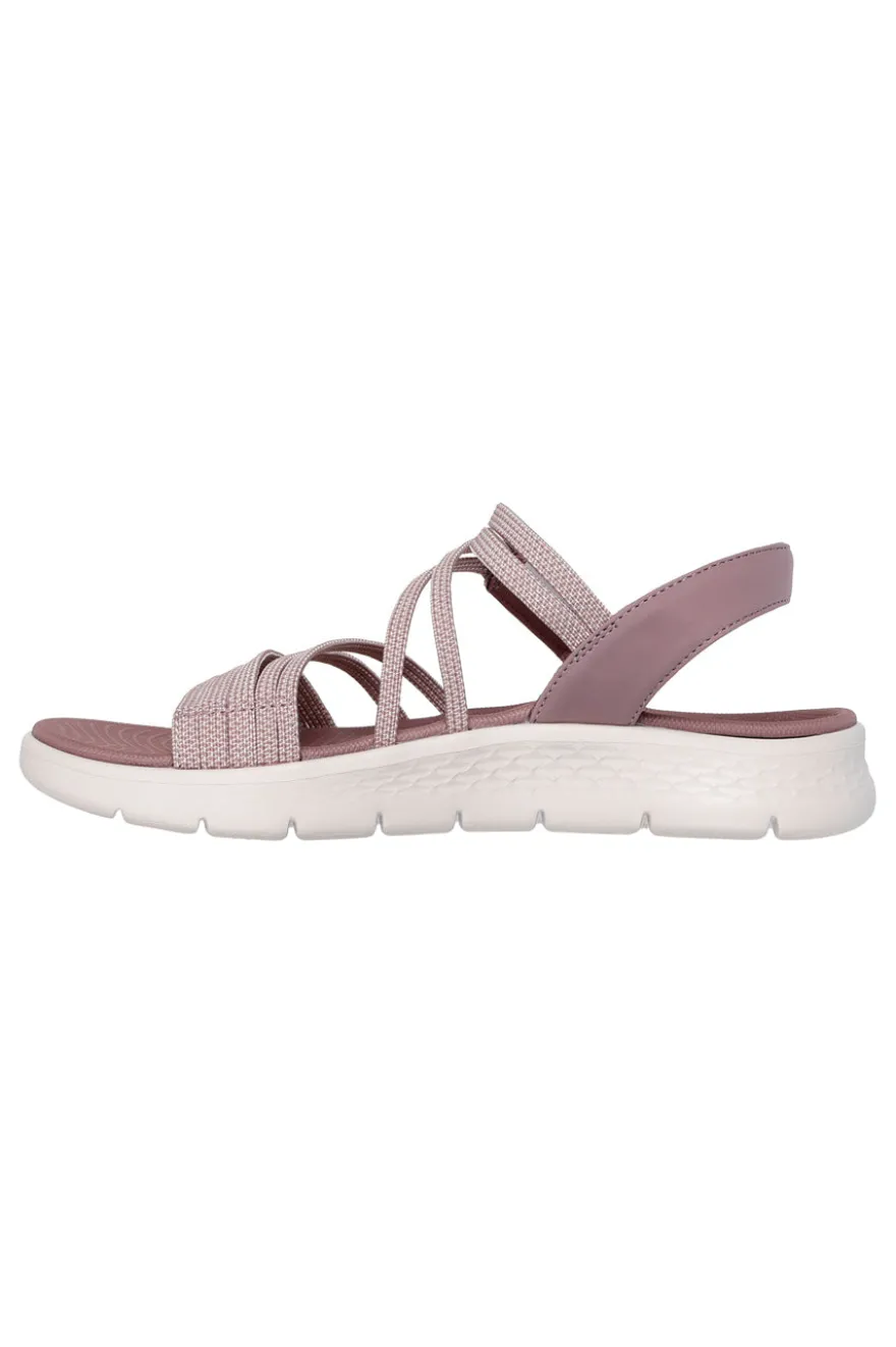 Sandali Rosa con cinturini elastici Skechers GO WALK FLEX SANDAL EMMA