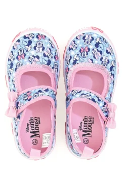 Sandali Rosa E Azzurri con Fiocco e Velcro MINNIE D3010680T