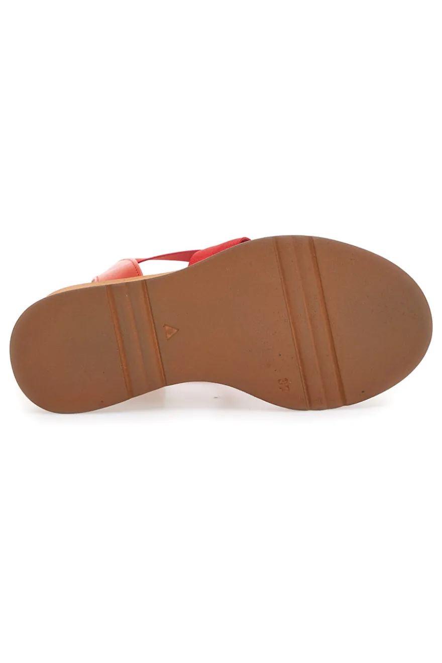 Sandali Rosse Con Zeppa Pittarello 24953
