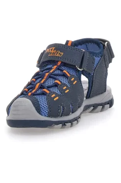 Sandali Semiaperti Blu con Velcro Pitt Kids 13095