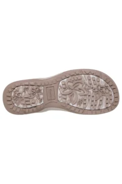 Sandali taupe con fasce elastiche Skechers REGGAE SLIM SUNNYSIDE 2.0