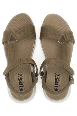 Sandali Taupe con Velcro e Glitter THE FIRST ACTIVE 6