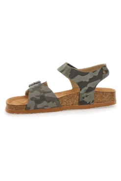 Sandali Verdi Camouflage Con Strappi In Velcro Pitt Kids 14432