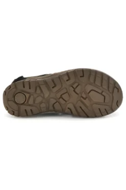 Sandali verdi in vera pelle con chiusura a strappo Fly dynamic FD07