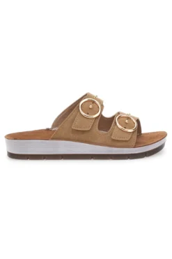 Sandschuhe mit dekorativen Nieten auf Doppelschnalle INBLU 54 CP