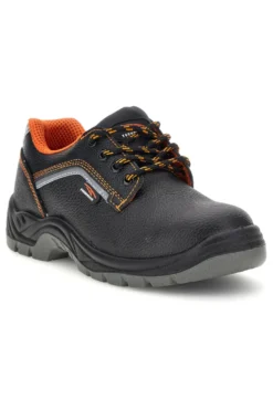 Scarpa Antinfortunistica Bassa Nera con Dettagli Arancio Technosafe TSS2002S1P