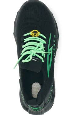 Scarpa Antinfortunistica Sneaker Nera e Verde Technosafe TSS2048 S1P