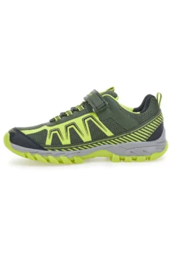 Scarpa da ginnastica da ragazzo grigia e verde fluo con strappo Australian Spin