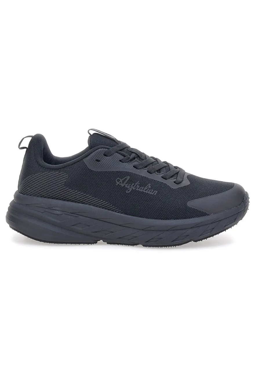 Scarpa da ginnastica da uomo nera Australian Alpha II