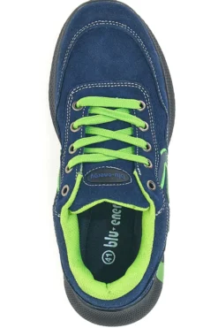 Scarpe antinfortunistiche basse blu inserti fluo S1P Blue energy BS190S1P