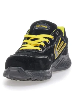 Scarpe antinfortunistiche basse nere inserti gialli S1P Blue energy BS190S1P
