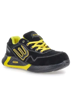 Scarpe antinfortunistiche basse nere inserti gialli S1P Blue energy BS190S1P