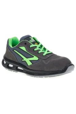 Scarpe antinfortunistiche da uomo grigio verdi basse in nylon U. Power Point S ESD S1PS FO SR