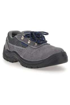 Scarpe antinfortunistiche grigie in pelle Blu Star 60 S1P SR