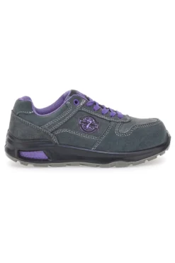 Scarpe antinfortunistiche grigio viola in pelle Sevenoaks PK23163 S1 P FO SR