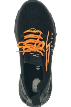 Scarpe antinfortunistiche nero arancione S1P PL SR ESD Technosafe TSS2046S1P