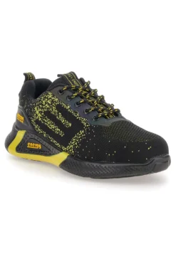 Scarpe antinfortunistiche nero e giallo Blu star 170 S3S SR