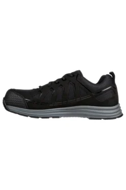 Scarpe Antinfortunistiche Nere Skechers Work: Malad II Comp Toe S1 P SRA ESD