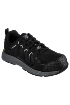 Scarpe Antinfortunistiche Nere Skechers Work: Malad II Comp Toe S1 P SRA ESD